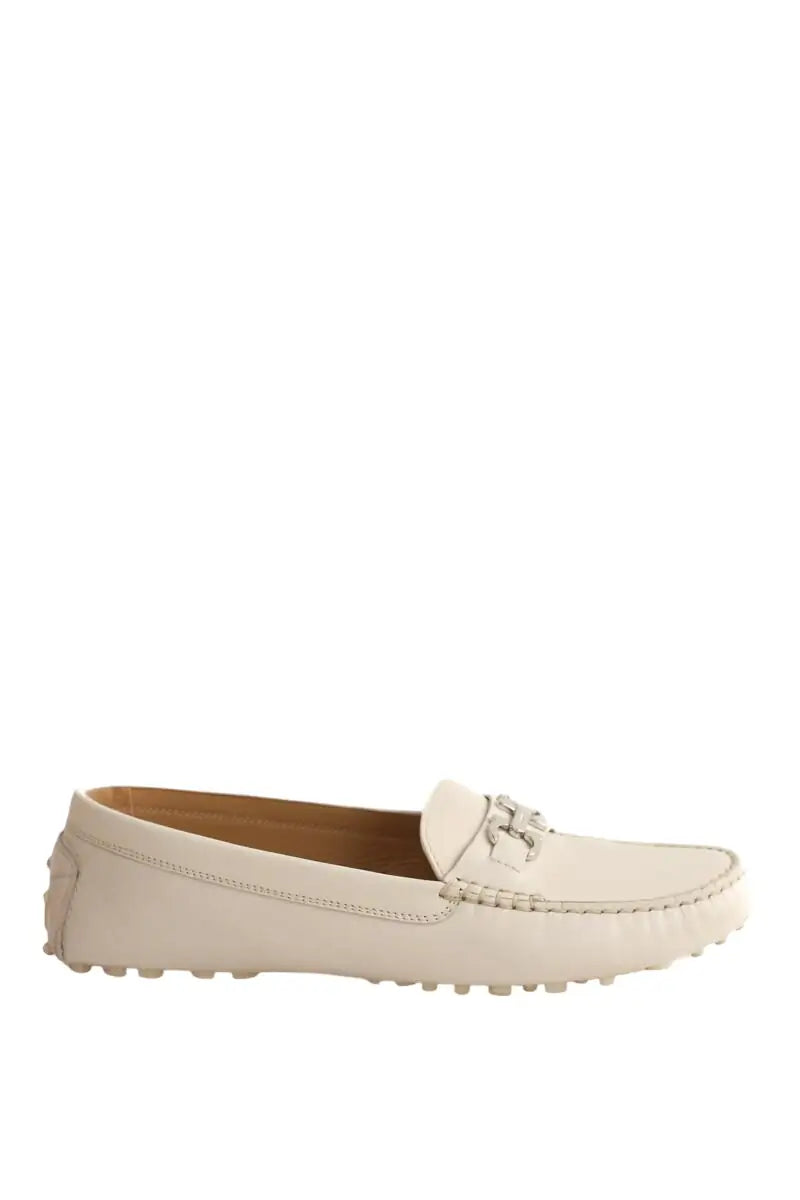 Mocassins Salvatore Ferragamo Beige en Cuir, taille 38 - Seconde Main