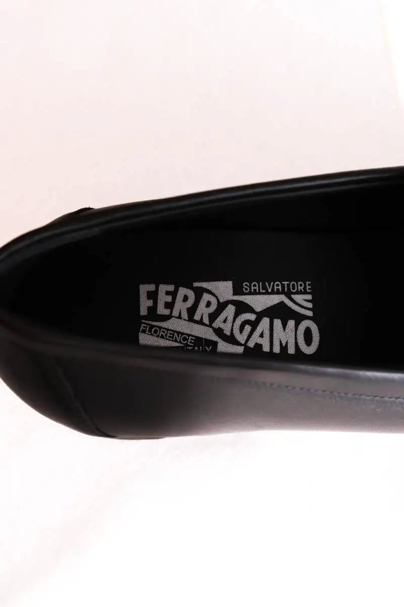 Mocassins Salvatore Ferragamo Noir en Cuir