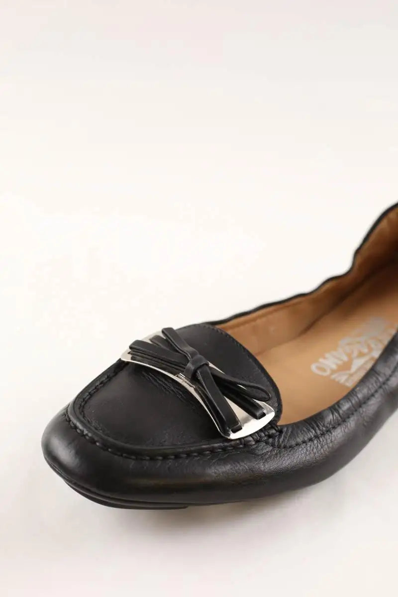 Mocassins Salvatore Ferragamo Noir en Cuir