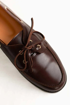 Mocassins Sézane Cardine Marron en Cuir