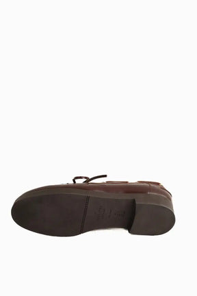 Mocassins Sézane Cardine Marron en Cuir