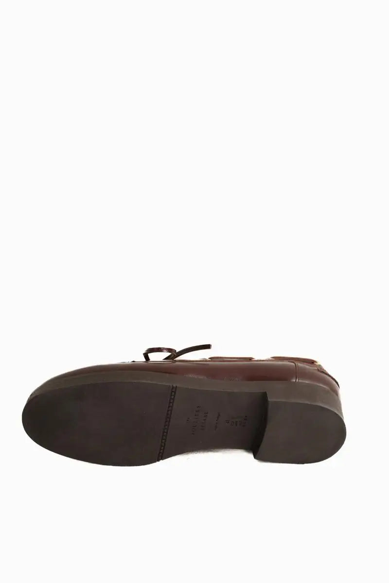 Mocassins Sézane Cardine Marron en Cuir