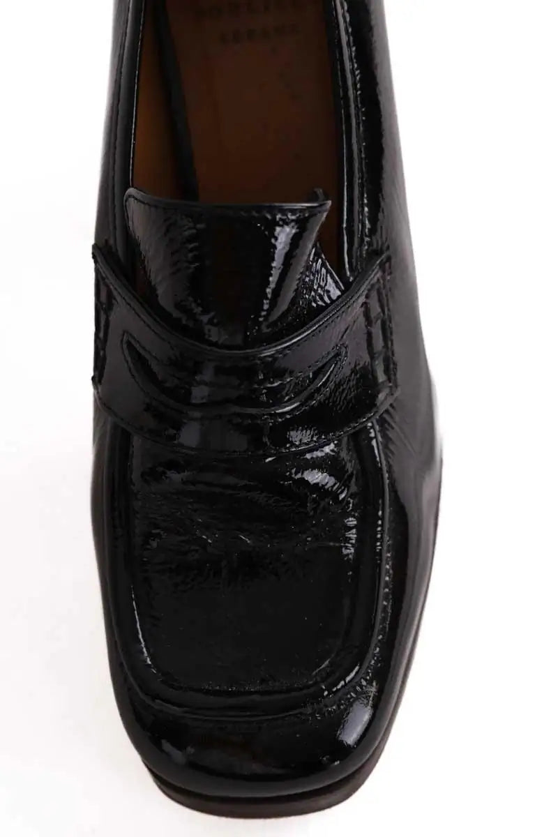 Mocassins Sézane Noir en Cuir verni