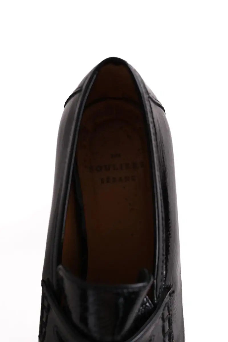 Mocassins Sézane Noir en Cuir verni