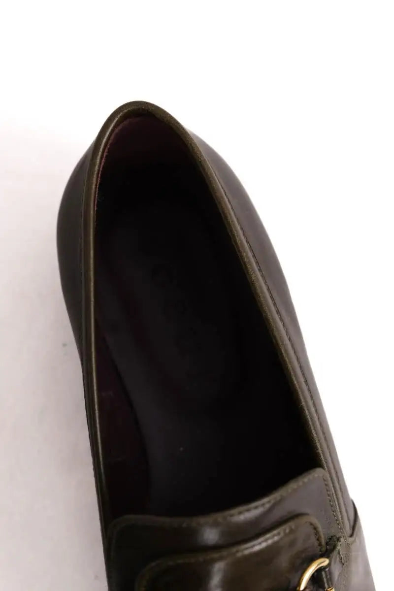 Mocassins Soeur Kaki en Cuir
