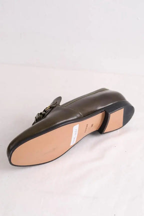 Mocassins Soeur Kaki en Cuir