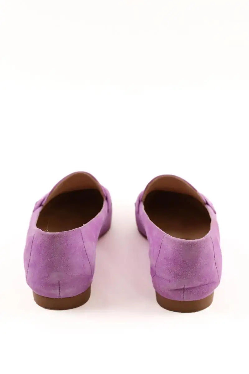 Mocassins Stuart Weitzman Violet en Cuir
