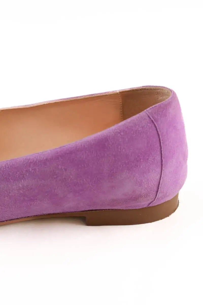 Mocassins Stuart Weitzman Violet en Cuir