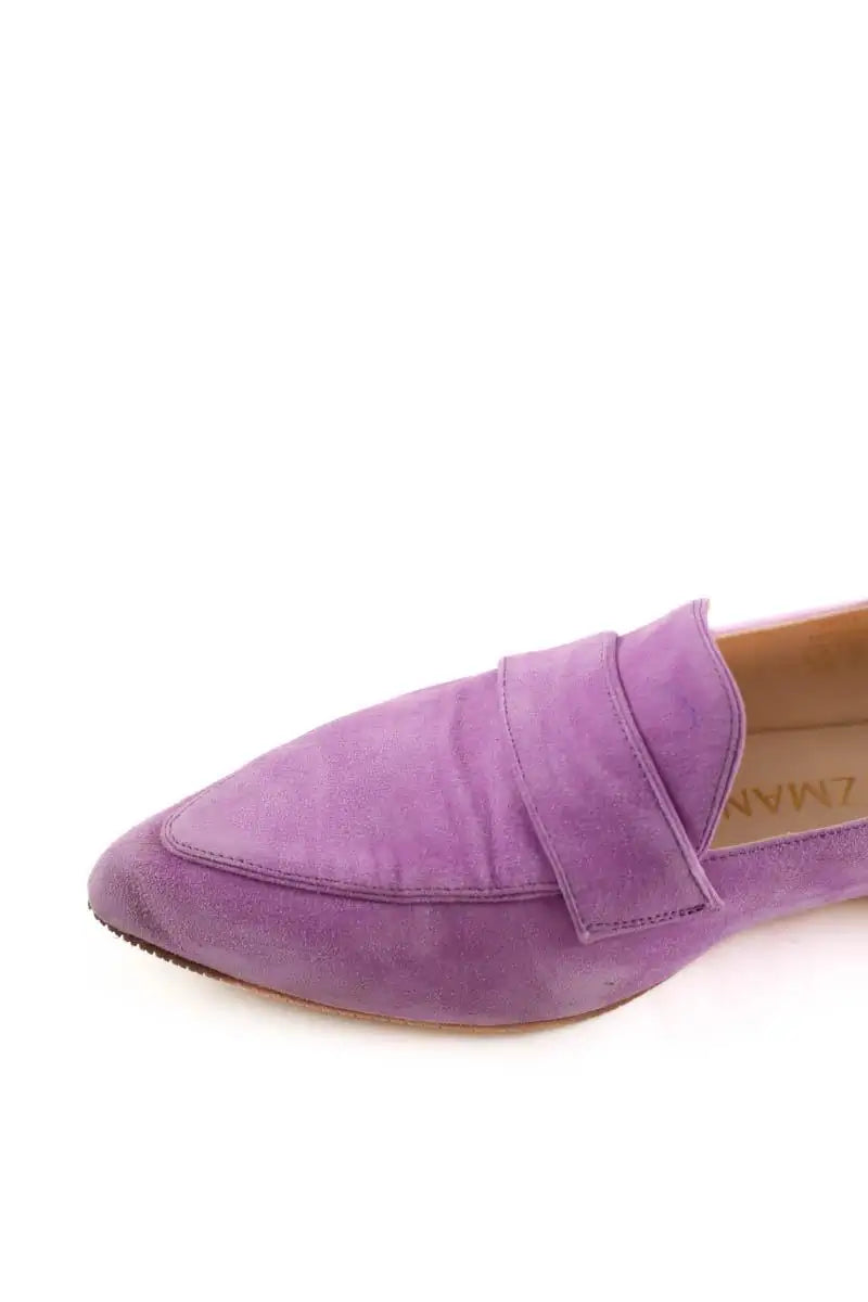 Mocassins Stuart Weitzman Violet en Cuir