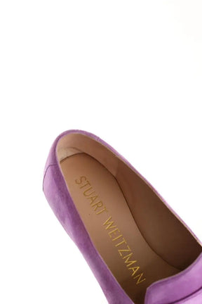 Mocassins Stuart Weitzman Violet en Cuir