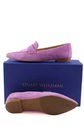 Mocassins Stuart Weitzman Violet en Cuir