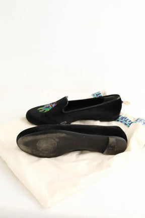 Mocassins Tory Burch Noir en Velours