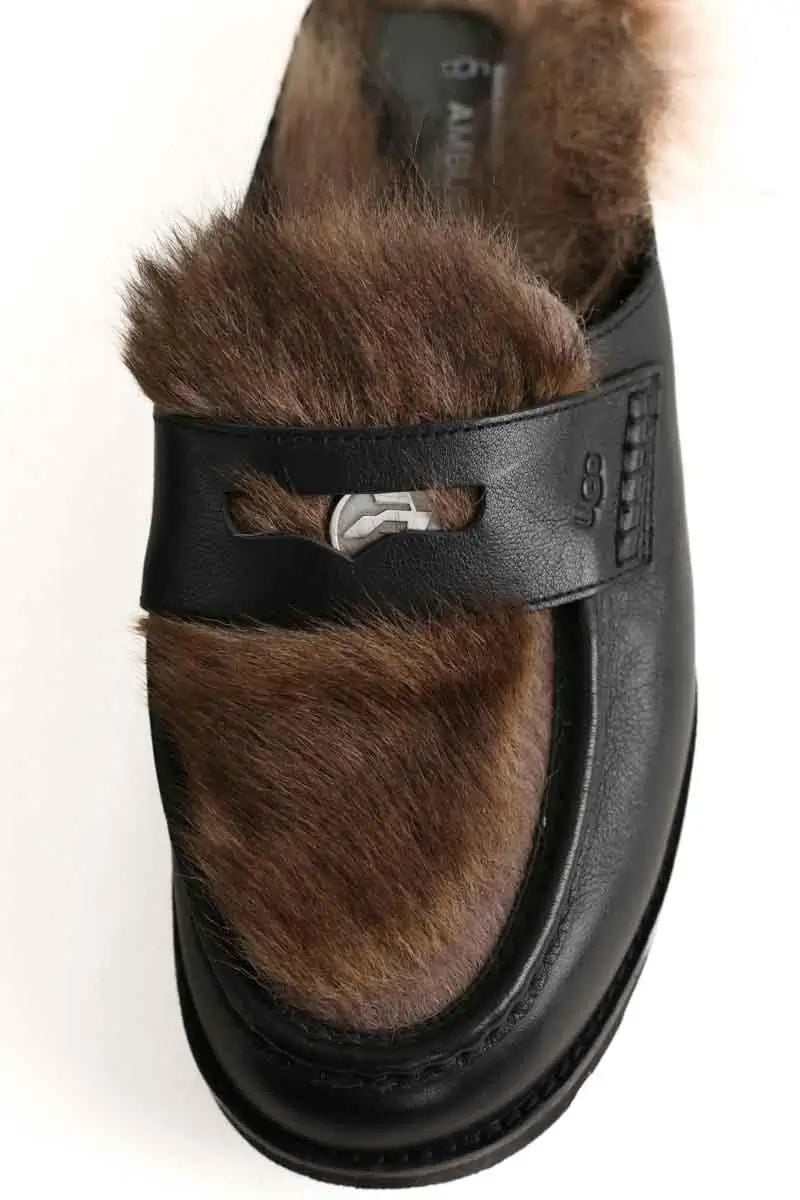 Mocassins Ugg Noir en Cuir