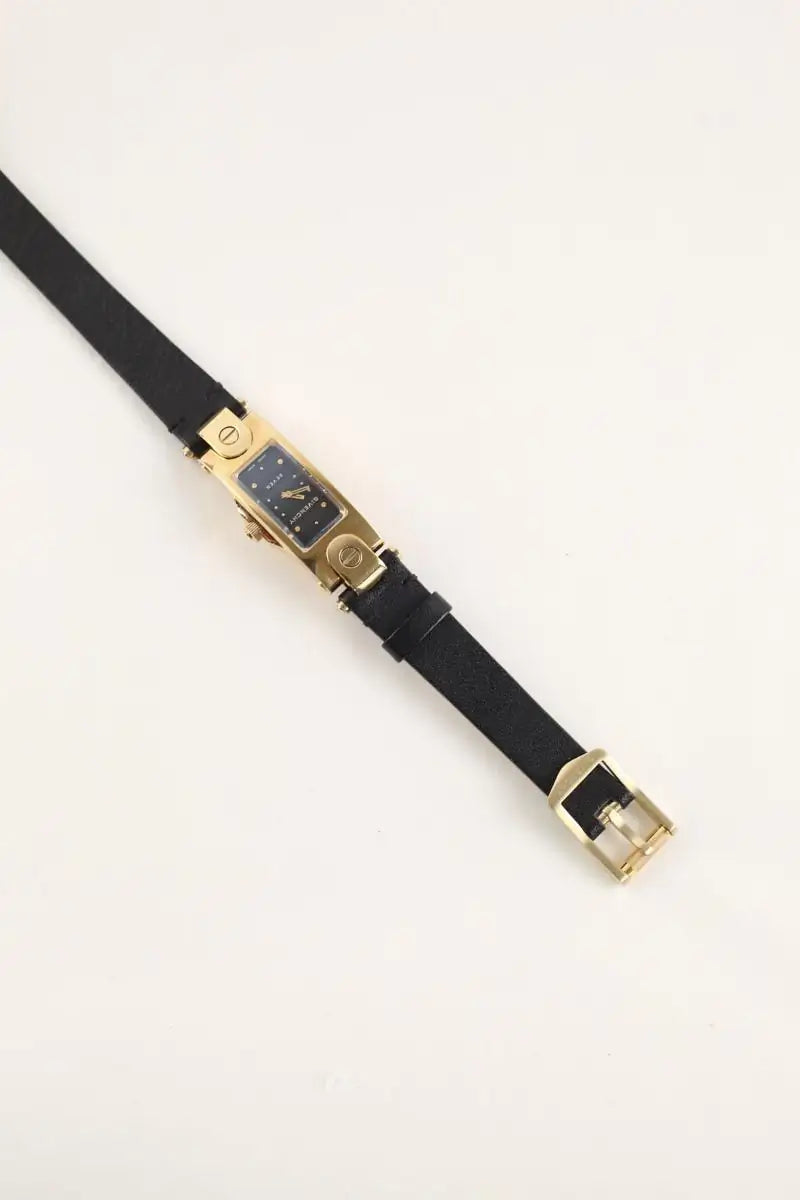Montre Givenchy Seven Bondage Noir en Plaqué or