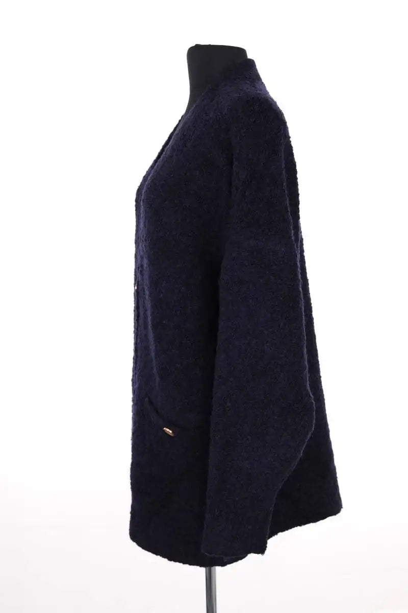 Cardigan Frame Marine en Synthétique