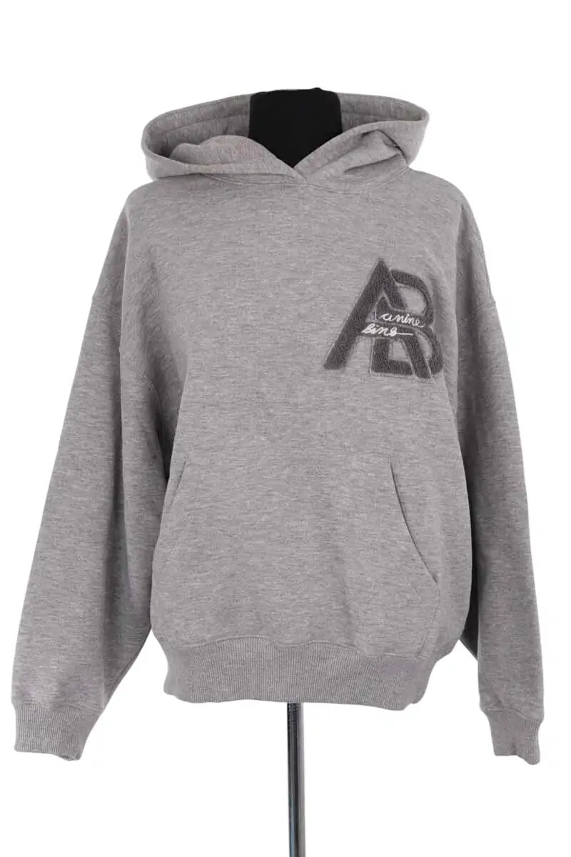 Sweatshirt Anine Bing Gris en Coton, taille XS - Seconde Main