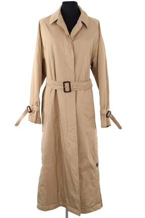 Trench-coat Max Mara Camel en Synthétique, taille M - Seconde Main