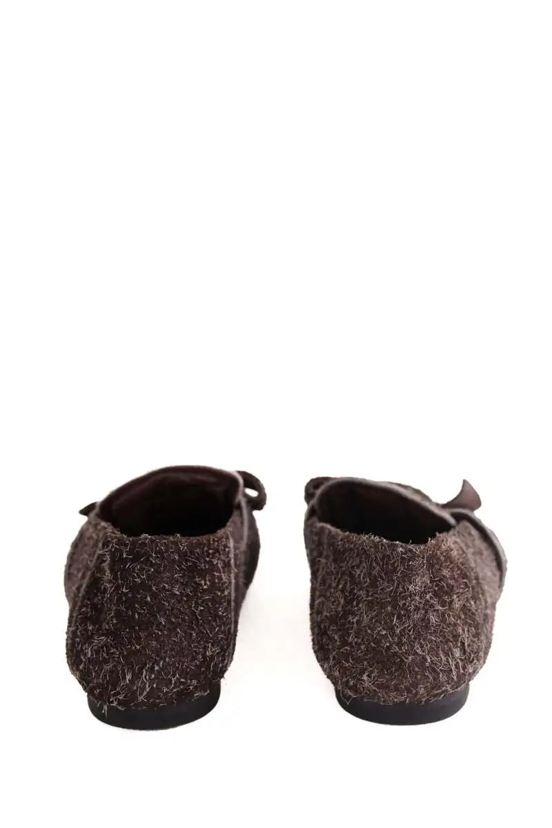 Mules Alohas Marron en Daim
