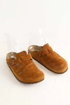 Mules Birkenstock Camel en Daim