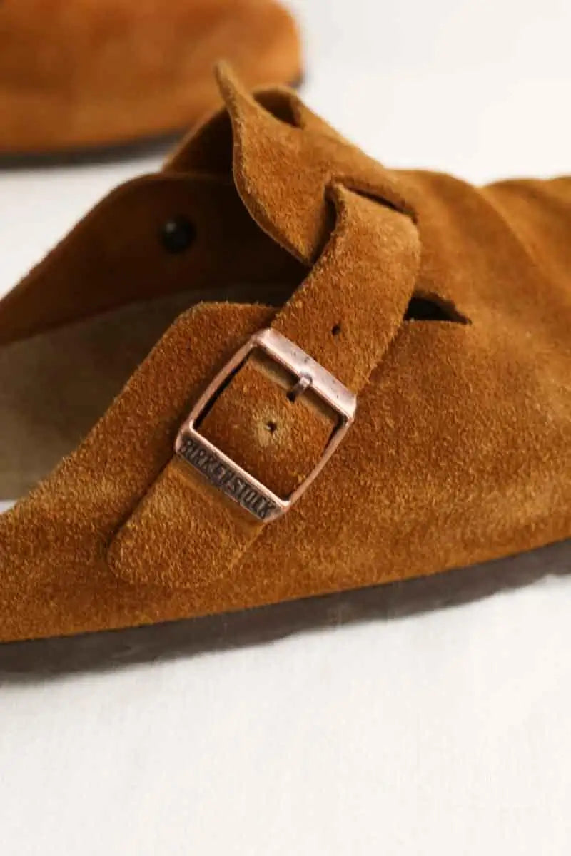Mules Birkenstock Camel en Daim