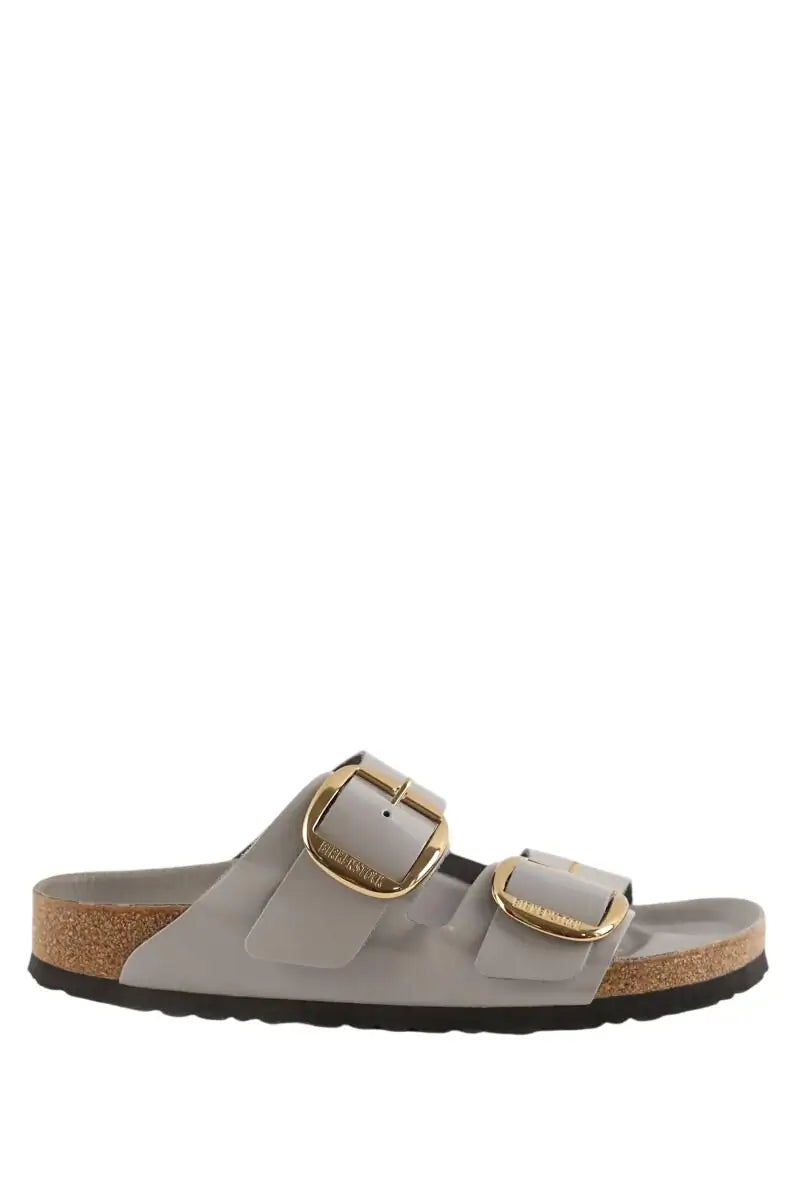 Mules Birkenstock Gris en Cuir, taille 42 - Seconde Main