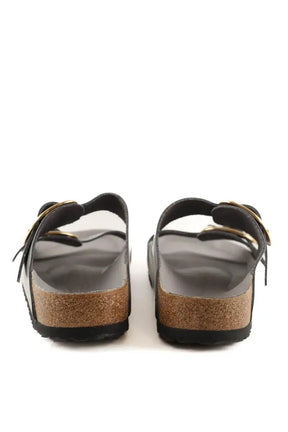 Mules Birkenstock Gris en Cuir