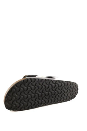Mules Birkenstock Gris en Cuir