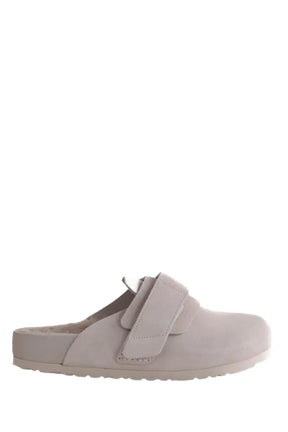 Mules Birkenstock Nagoya suede tekla Ecru en Daim, taille 40 - Seconde Main