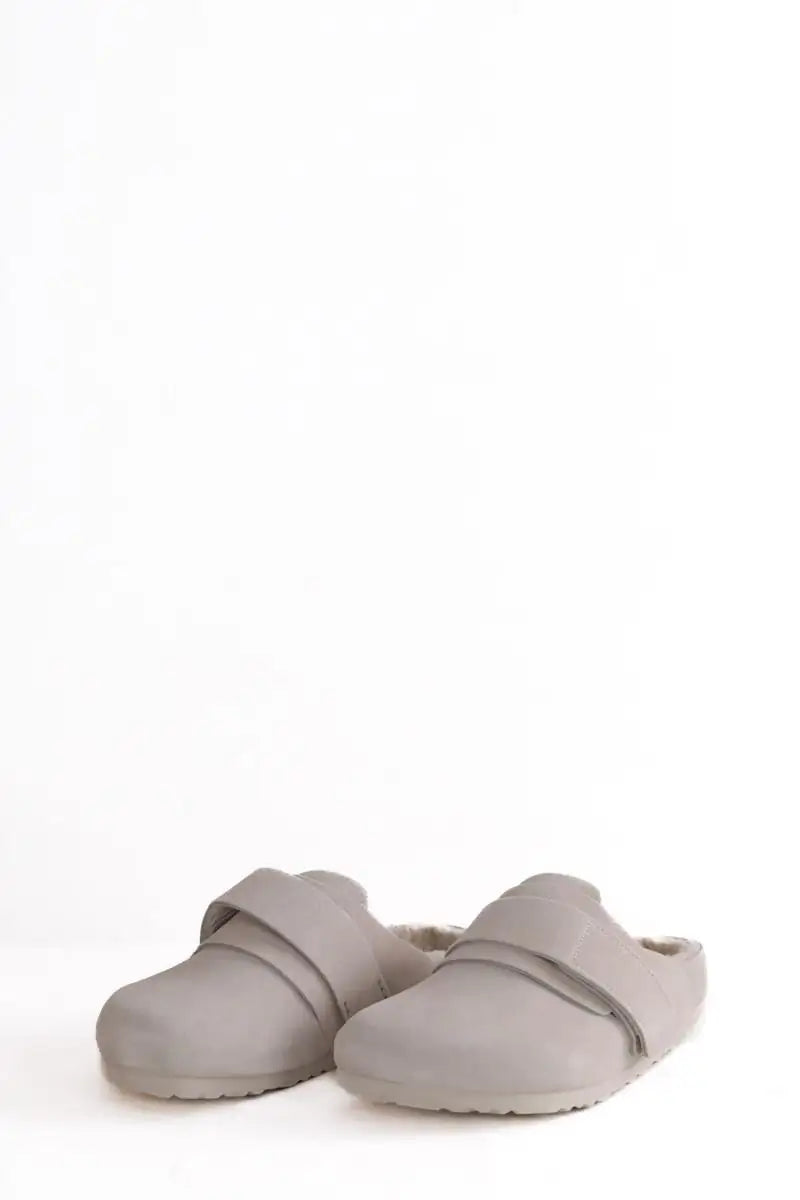 Mules Birkenstock Nagoya suede tekla Ecru en Daim