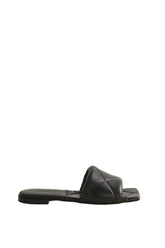 Mules Bottega Veneta Lido Noir en Cuir, taille 38 - Seconde Main