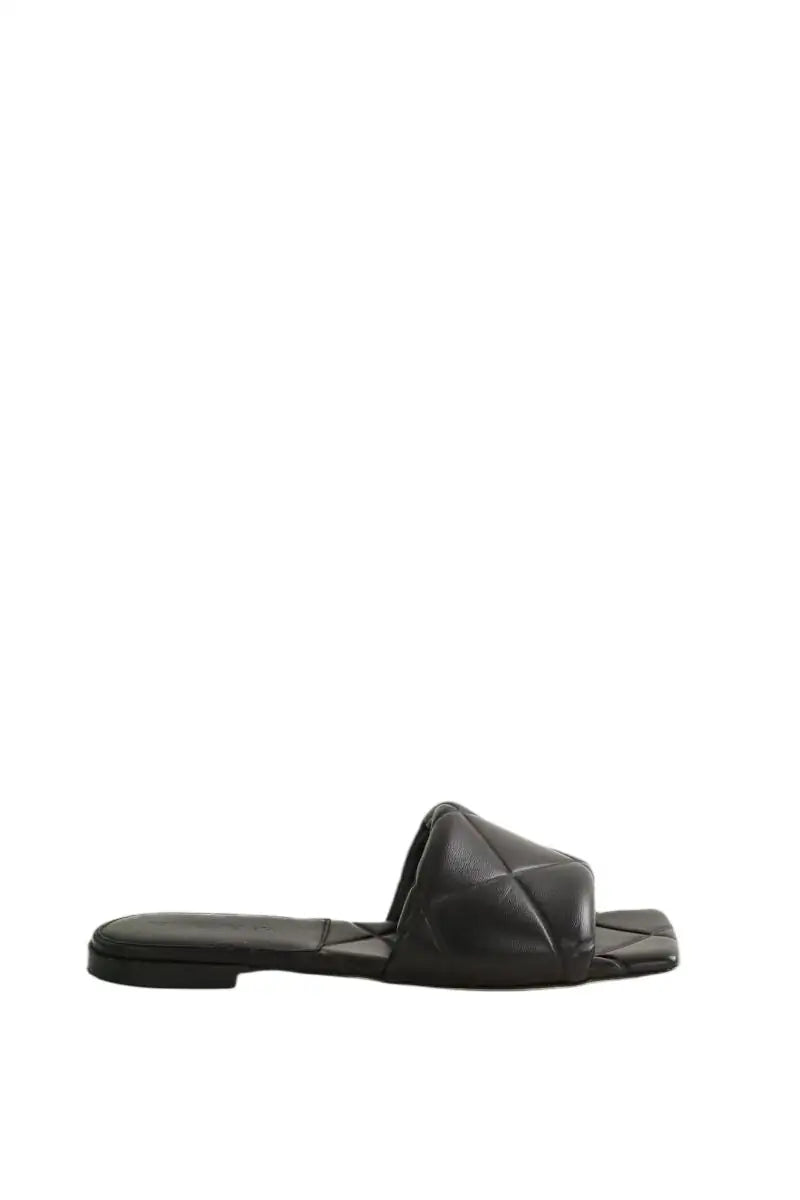 Mules Bottega Veneta Lido Noir en Cuir, taille 38 - Seconde Main