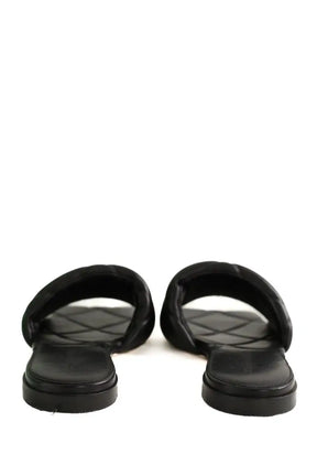 Mules Bottega Veneta Lido Noir en Cuir
