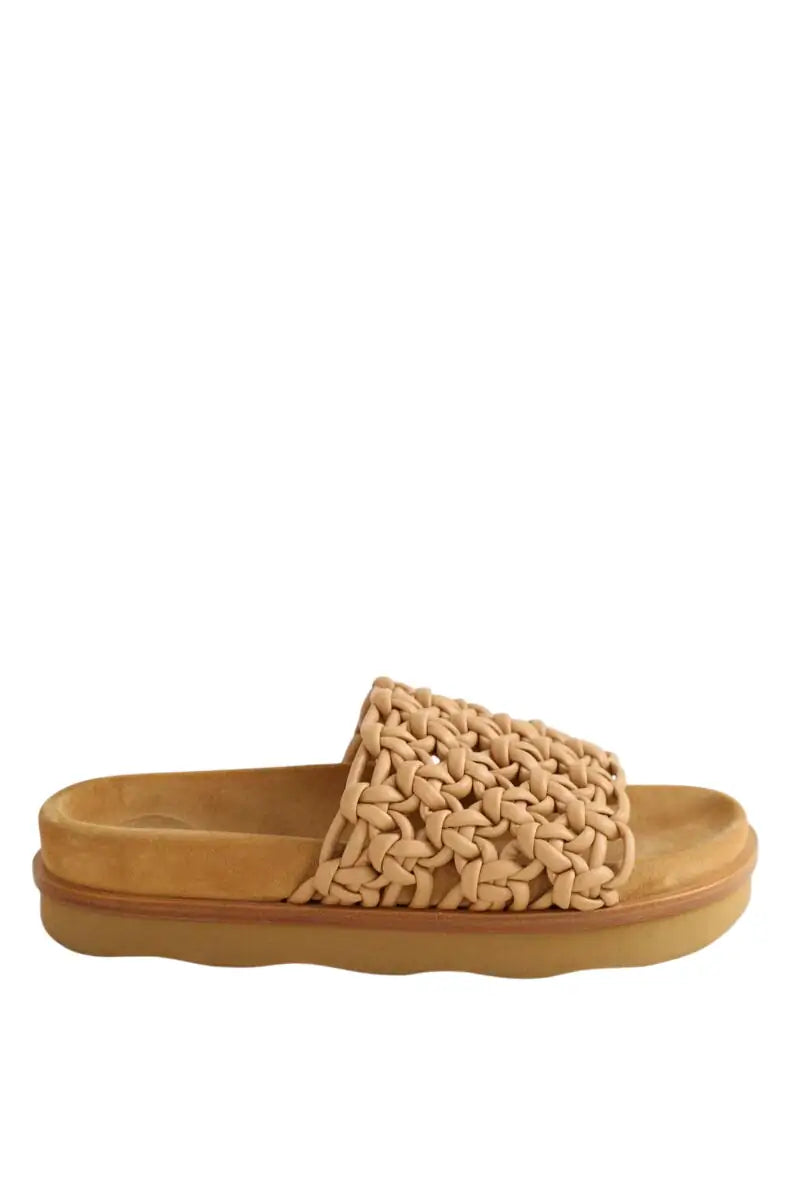 Mules Chloé Camel en Cuir, taille 38 - Seconde Main