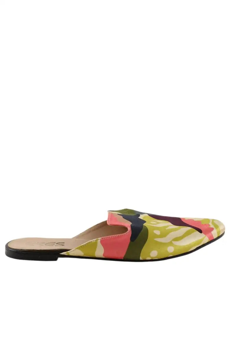 Mules Eres Vert en Tissu, taille 37 - Seconde Main