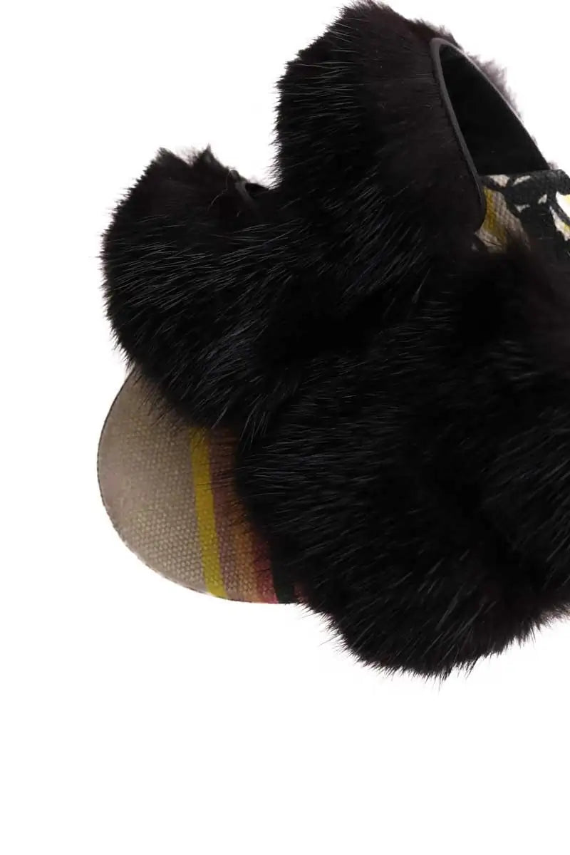 Mules Hermès Noir en Cuir