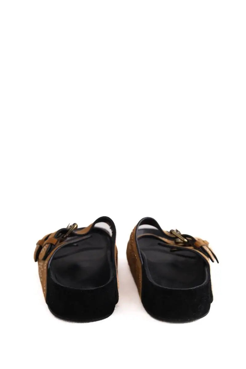 Mules Isabel Marant Camel en Daim