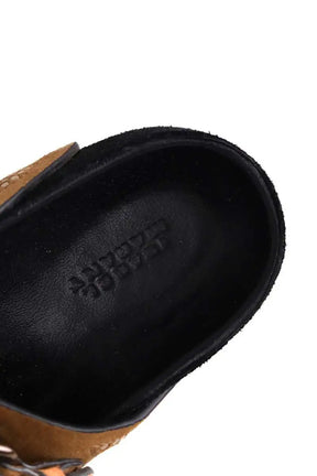 Mules Isabel Marant Marron en Daim