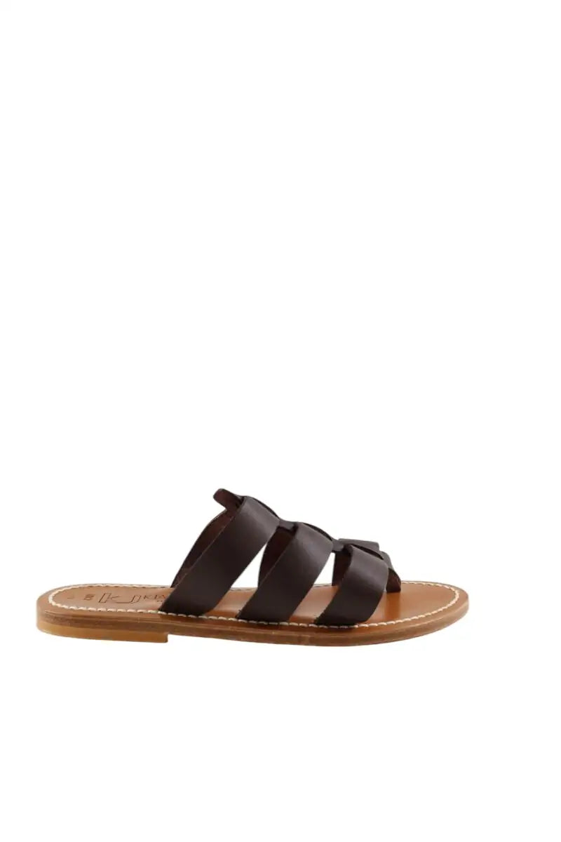 Mules K.Jacques Marron en Cuir, taille 36 - Seconde Main