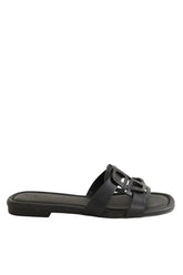 Mules LK Bennett Casper Noir en Cuir, taille 39 - Seconde Main