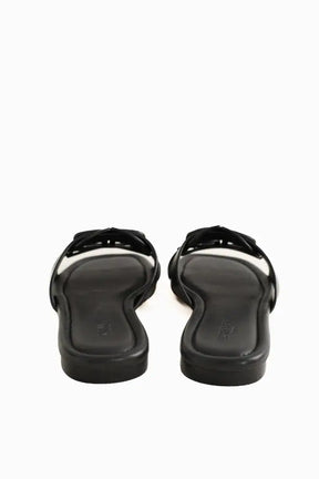 Mules LK Bennett Casper Noir en Cuir