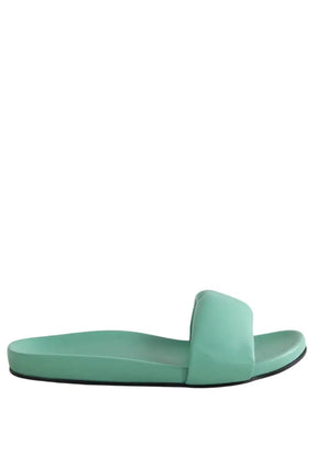Mules Longchamp Roseau Vert en Cuir, taille 39 - Seconde Main