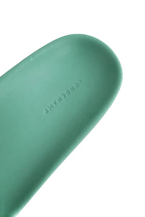 Mules Longchamp Roseau Vert en Cuir