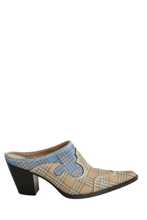 Mules Maryam Nassir Zadeh Bleu en Cuir, taille 37 - Seconde Main