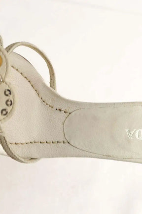 Mules Prada Blanc en Cuir