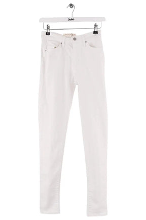 Jean slim Levi's Blanc en Coton, taille S - Seconde Main