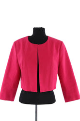 Veste Tara Jarmon Rose en Coton, taille L - Seconde Main