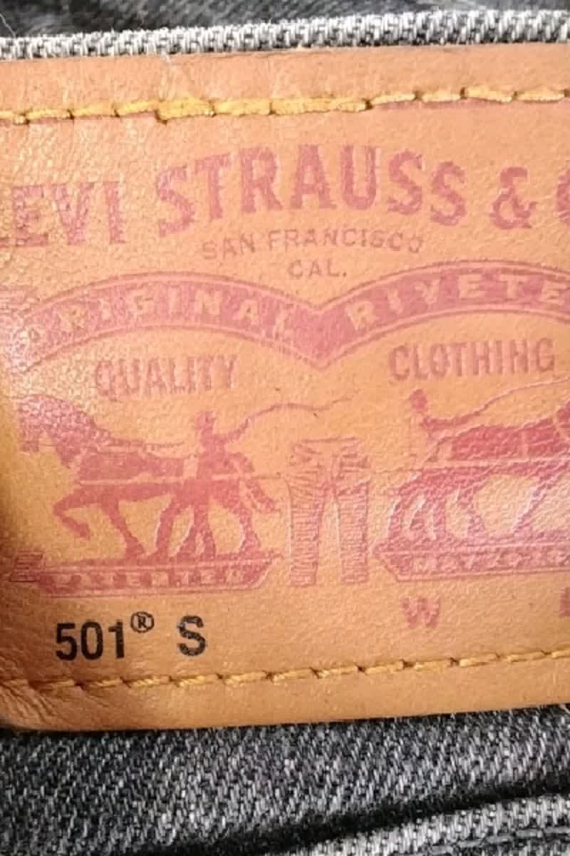 Jean droit Levi's  Gris