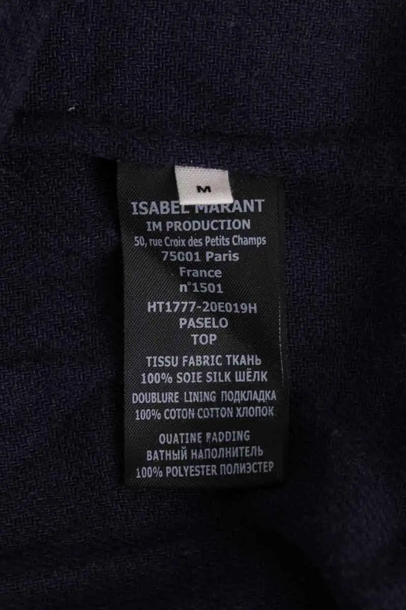 Pull Isabel Marant Marine en Soie