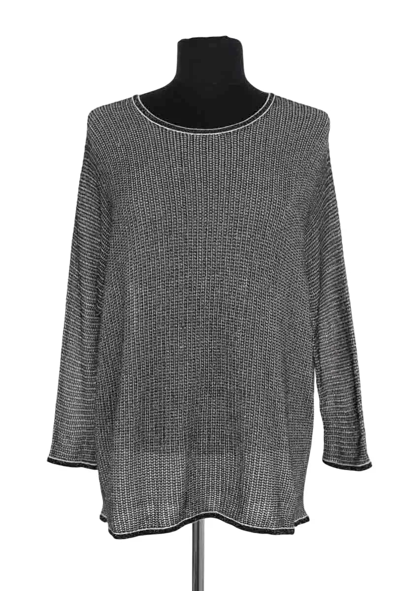 Pull Maje Anthracite en Coton, taille M - Seconde Main