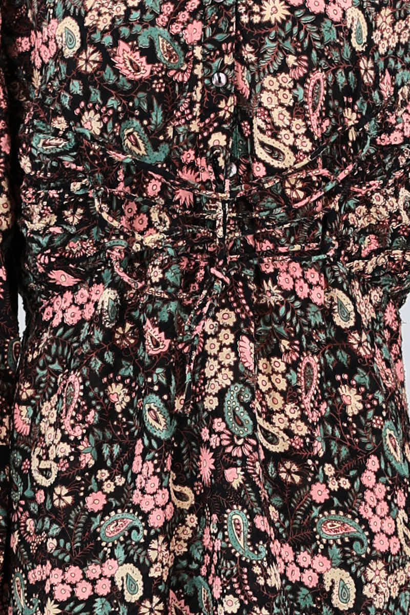 Robe Antik Batik  Noir